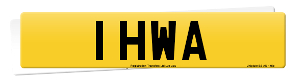 Registration number 1 HWA